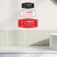 thumbnail image 6 of Signs ByLITA Fancy Friday Is Clean The Fridge Day Sign (Navy Blue / White) - Medium, 6 of 8