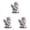 White 3Packs, variant on Cute Little Angel Statue Indoor And Outdoor Home 4PCS, 10.5x9 cm, White 4Packs