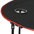 thumbnail image 5 of CZMDZH Camp Table Round 2-Tier Portable Folding Picnic Table with 4 Cup Holders, Lightweight Canvas Beach Table for Outdoor Party Camping Hiking Fishing Travel, 5 of 7