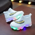 thumbnail image 2 of Vedolay Led Luminous Baby Children Kids Bling Girls Boys Sport Shoes Light Baby Shoes Girls Toddlers Shoes(White,8), 2 of 5