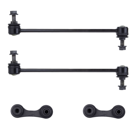 SCITOO 4pcs Front/Rear Suspension Kit - 2 Front 2 Rear Stabilizer / Sway Bar fit for Chevrolet for Malibu 2004-2009 for Pontiac G6 2005-2009 for Saturn AURA 2007-2009 K80252 K80851