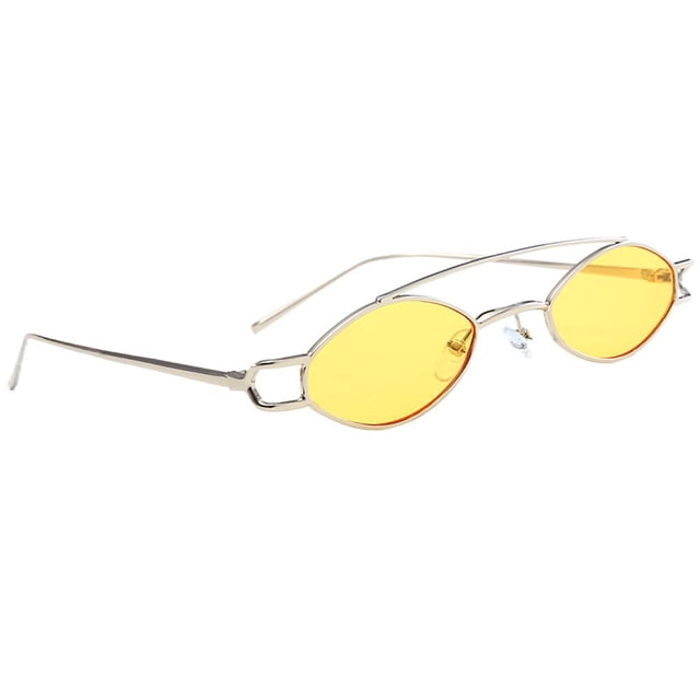Prettyia Fashion Slender Oval de sol marco para mujeres damas tal se describe Hugo Gafas de sol de moda para mujer