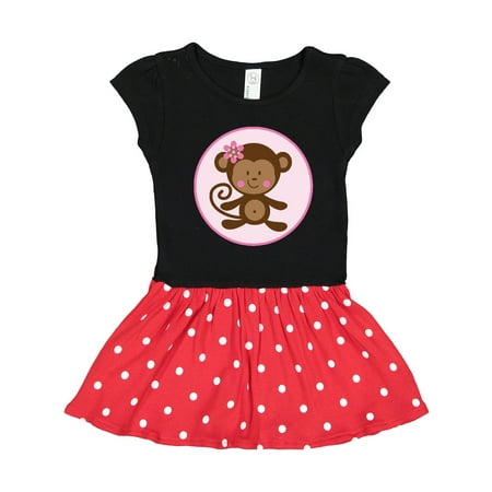 

Inktastic Monkey Girl Gift Toddler Girl Dress