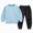 H234-Light Blue, variant on TOWED22 Toddler Girl Boy Pants Set 2 Piece Clothes Long Sleeve Graphic Tees and Stretch Pants for Toddler Fall Winter Outfits Clothing(Light Gray,18-24 M)