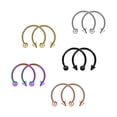 thumbnail image 3 of 10 Piezas 16G Nose Septum Hoop Earrings Lip , estilo 5, 10 mm, 3 of 3