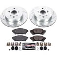 thumbnail image 3 of PowerStop Rear Z23 Evolution Sport Carbon-Fiber Ceramic Brake Pad and Drilled & Slotted Rotor Kit Fits: LEXUS Select Models K6928, 3 of 10