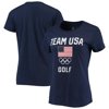 USA Golf Women's Team Flag Training T-Shirt - Navy