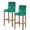 Green, variant on Pink Marble Bar Stool Covers Set of 6, Modern Ombre Abstract Fluid Aesthetic Art Stretch Washable Bar Chair Covers with Backs, Removable Pub Counter Height Chair Cover for Kitchen Dining Room Cafe
