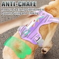 thumbnail image 4 of Arnés para perros BARKBAY, reflectante, sin tirones, con clip frontal, color morado L, 4 of 9