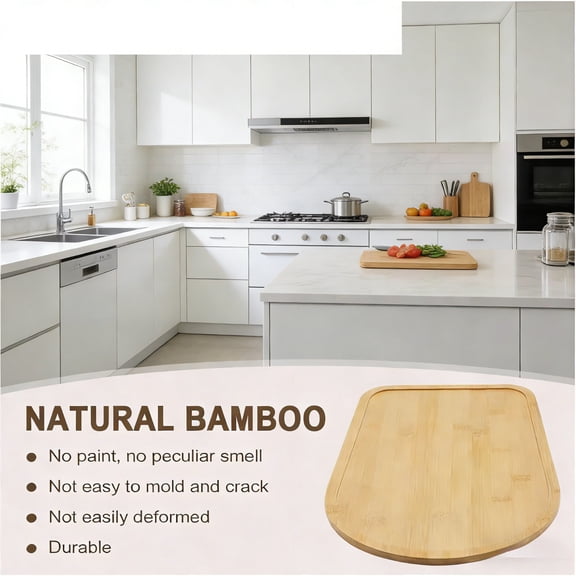 Bamboo Mixer Slider for Kitchen Aid 5-8 Qt Bowl Lift Stand Mixer, Kitchen Appliance sliding mat Countertop Storage Attachments, Mixer Accessories Sliding Tray Moving Board for Kitchen Aid