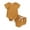 Brown, variant on Boys Girls Two Piece Outfits Toddler Baby Girls Summer Short-sleeved Solid Color Romper Shorts Clothes Set Summer Outfits for Girls Boys