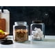 thumbnail image 3 of Set de Contenedores de Vidrio para Cocina KooK 2x2.8L con Tapas Negras, 3 of 7