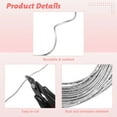 thumbnail image 6 of 98ft Aluminum Wire (0.1" Diam) - Heavy-Gauge Craft Metal Wire | Unbreakable & Weatherproof Armature Bendable Wire for Gardening Horticulture Sculpting Dolls Floral Jewelry Making Weaving DIY Crafts, 6 of 6