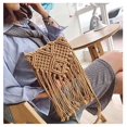 thumbnail image 6 of Kukuzhu Summer Women Tassel Beach Shoulder Bag Bohemian Crochet Messenger Bags, 6 of 7