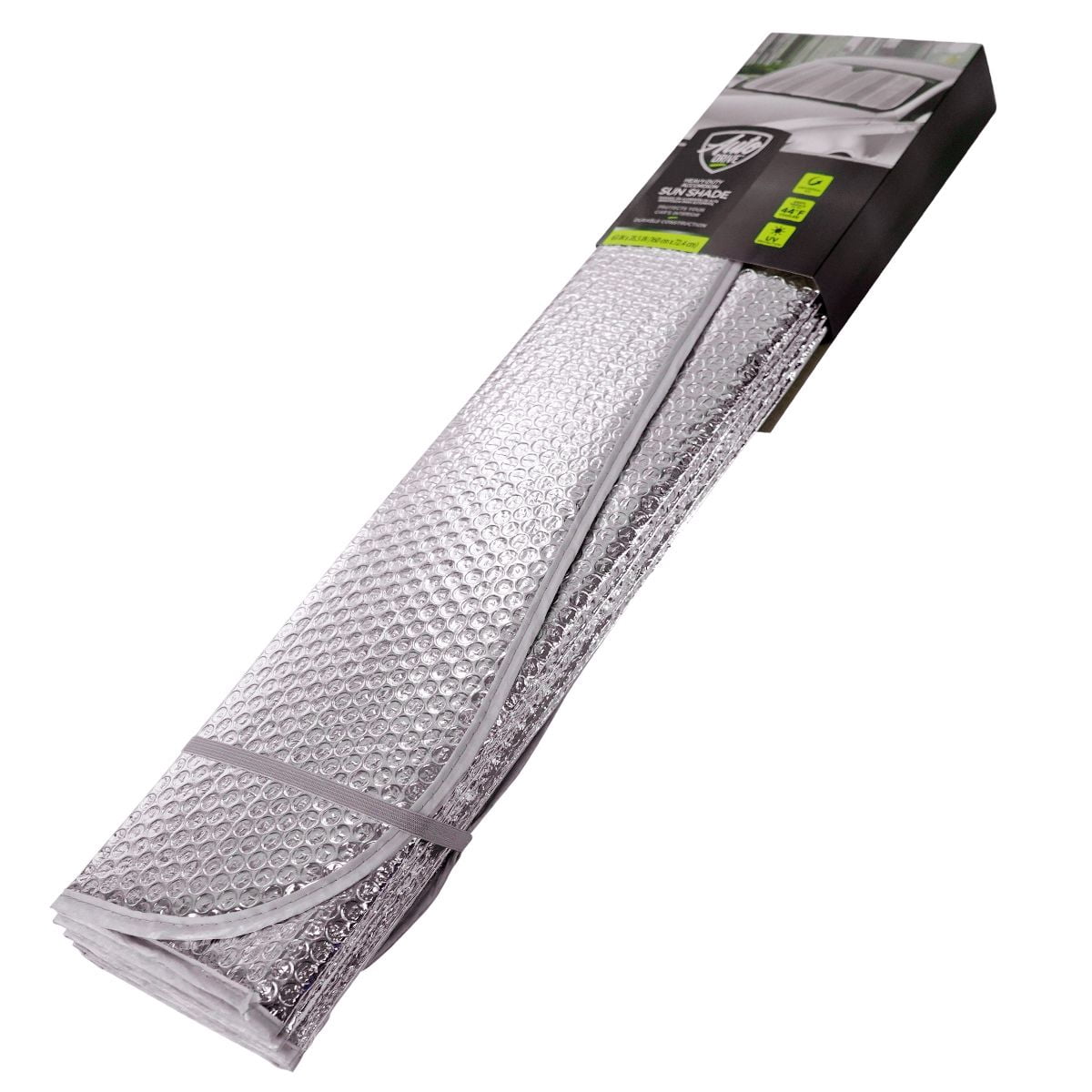 Auto Drive 1 Count Heavy-duty Silver Accordion Sunshade Product Size 63'' x 28.5'',