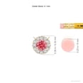 thumbnail image 3 of ANGARA Lab Grown Pink Diamond Necklace with Halo for Women in 14K Yellow Gold (Size-5.1mm| Clarity-VS) | April Birthstone, Anniversary, Jewelry Gift for Women | Lab-Grown Pink Diamond Necklace, 3 of 6