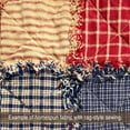 thumbnail image 5 of JCS Primitive Red Ticking Stripe Homespun Cotton Fabric Sold by the Yard, 5 of 9