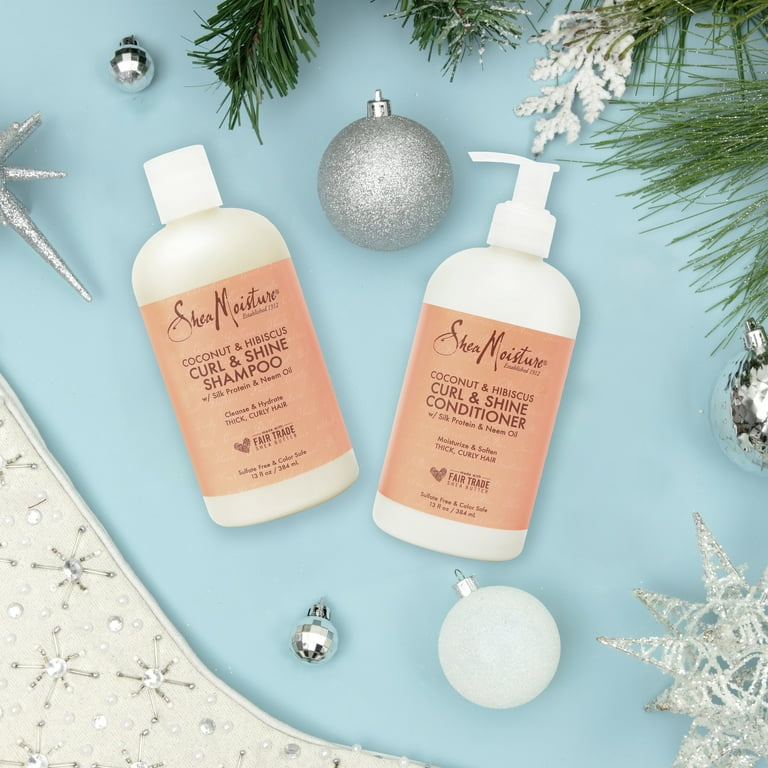 Sheamoisture Wash & Glow Women's Gift Set Shampoo & Conditioner