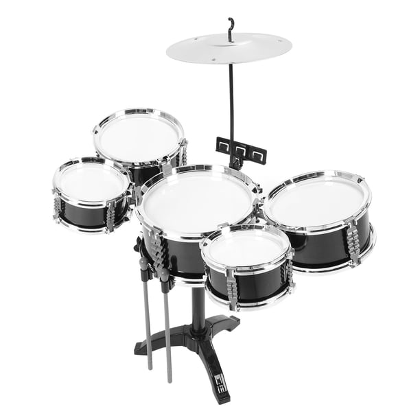 Juguete De Batería Para Niños, Instrumento Musical Seguro, Divertido Y Ajustable Para Niños Pequeños, Batería De Jazz Para Principiantes