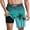ZA-Blue-mens summer beach shorts, variant on Xcmzpl Men's Swim Trunks Hawaiian Bathing Mesh Lining Suit Swimsuits Beach Shorts Drawstring ElasticWaist Baggy Summer Shorts with Pockets