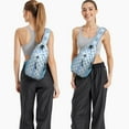 thumbnail image 6 of Crossbody Sling Backpack for Women Men Hawaiian Turtle in Sea Shoulder Sling Crossbody Casual Chest Bag for Travel Sports Running Hiking, 6 of 6