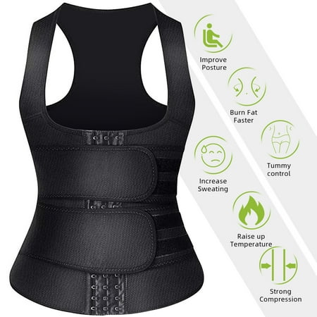 

Hwon Women s Waist Training Tank Underbust Corset Body Shaper Tank Top