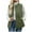 #023-Army Green, variant on Women's Quilted Vest, Stand Collar Lightweight Zip Padded Gilet