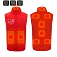 thumbnail image 5 of ZACPNCV Heated Vest for Men And Women Plus Size Heated Coat 9 Heating Heated Jacket Winter Heating Coat Red, 5 of 5