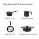 thumbnail image 2 of Batería de Cocina Casamoda 5 piezas Negra con Duraflon  de Alto Rendimiento, 2 of 4