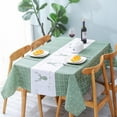 thumbnail image 5 of Anti-Fouling Nordic Style Tablecloth Waterproof Tablecloth Home Disposable Tablecloth Party Picnic Coffee Table Placemat Portable Tablecloth 90X137Cm Mint Green,1 Tablecloth, 5 of 9
