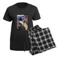 thumbnail image 5 of CafePress - Japanese Cats Women's Dark Pajamas - Women's Short Sleeve Print T-Shirt and Pants Dark Cotton Pajama Set, 5 of 7