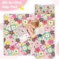 thumbnail image 4 of Pioneer Flower Floral Print Pattern Toddler Nap Mats for Kids Preschool,Sleeping Mat Bag or Kids,Toddler Sleeping Bag,Toddler Nap Mat or Daycare, 4 of 6