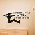 thumbnail image 6 of LABSERRON Indoor Sports Wallpaper 1Pack Black Plastic Exercise Wall Sticker Decorative For Home Gym Wall Decor, 6 of 8