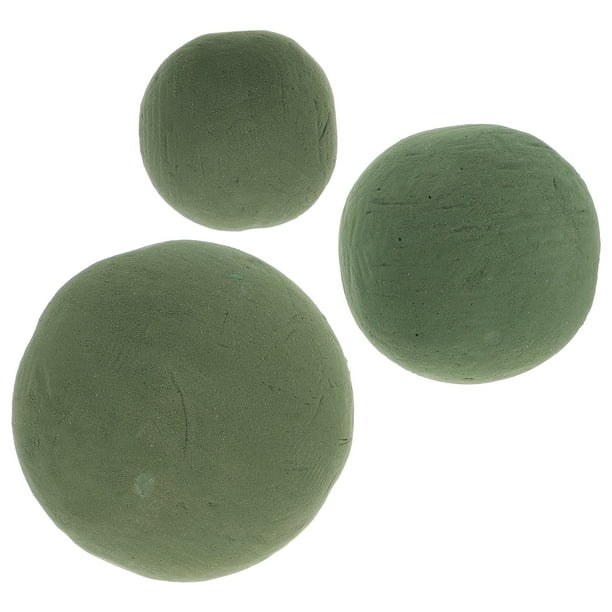 Etereauty Flower Floral Arrangement Styrofoam Ball Sponge Mud Wet Green