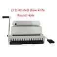 thumbnail image 2 of Electric Iron Ring Punching And Binding Machine Desk Calendar Binding Machine Full Draw Knife Punching Machine Industrial Grade ,Pinpoint Punching, 2 of 7