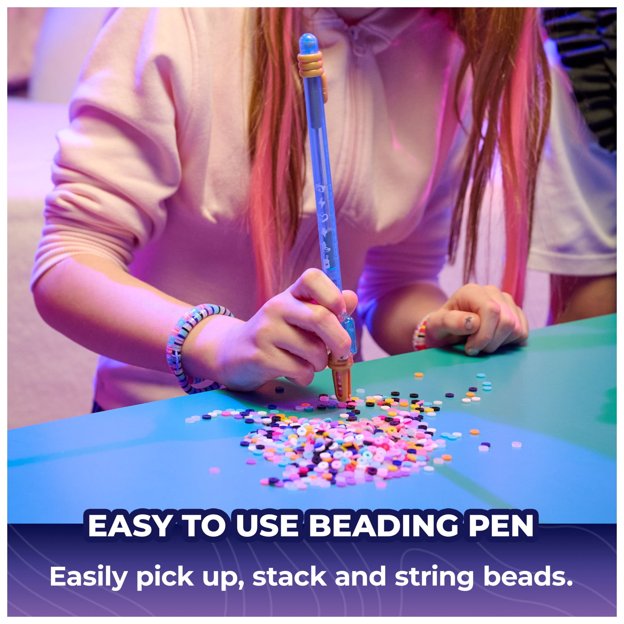 Cool Maker KPop Demon Hunters Bracelet Maker Set for Kids Ages 7+ with 1200 Beads