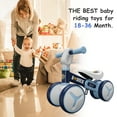 thumbnail image 3 of Bicicletas de equilibrio para bebés Juguetes para bebés para niños de 1 año Niñas de 18 a 36 meses Niño, 3 of 8