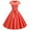 Watermelon Red, variant on Aloohaidyvio Summer Dresses for Women 2024,Women Vintage Short Sleeve 50s Housewife Casual Evening Party Prom Dress