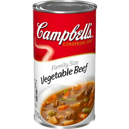Campbell's Condensed Family Size Vegetable Beef Soup, 23 oz. (Best Beef And Vegetable Soup)