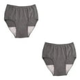 thumbnail image 2 of Youkk Reusable Washable Mens Underwear for Incontinence Breathable Briefs Pant 100CC Dark Grey L 2Set, 2 of 4