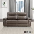 Fremont & Park Blythe Power Double Reclining Loveseat Dark Brown 