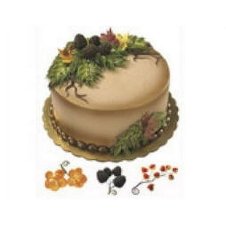 Cake Decoration Gum Paste Fall Flower Assortment