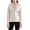 Beige-Coat, variant on Qetyuw Crop Faux Leather Jacket for Women Fall Winter Long Sleeve Moto Jackets Zip Up Removable Hood Outfits