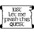 thumbnail image 3 of CafePress - Let Me Finish This Quest Women's Light Pajamas - Women's Short Sleeve Print T-Shirt and Pants Light Cotton Pajama Set, 3 of 7