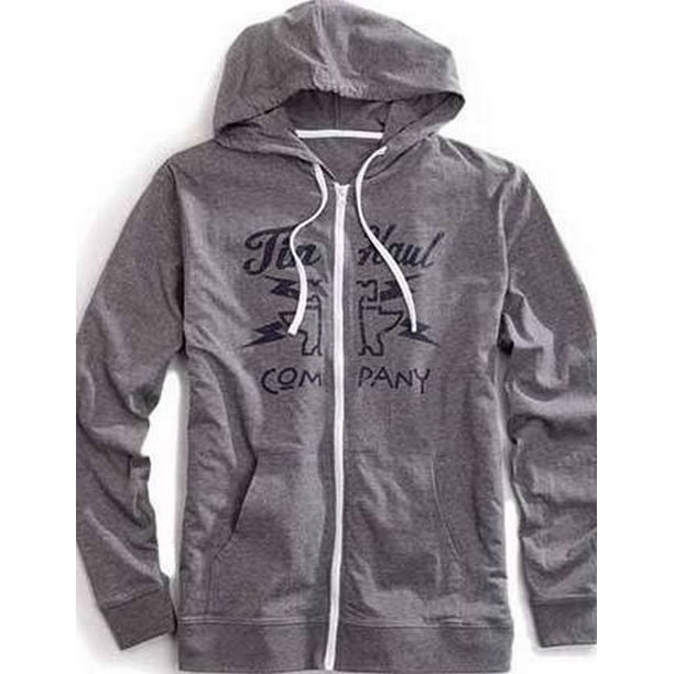 Tin Haul Tin Haul Western Sweatshirt Mens Hoodie Logo Gray 10097