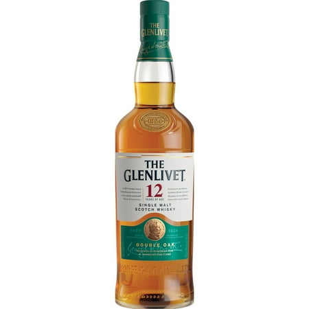 The Glenlivet 12 Year Old Single Malt Scotch Whisky, 750 mL Bottle, 40% ABV