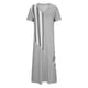 thumbnail image 3 of Vestido de Manga Corta para las Mujeres, Vestido Casual de Manga Corta con Cuello en V Hecha de Poliéster Cómodo para la Fiesta, Vestido Sexy para las Mujeres, 3 of 6