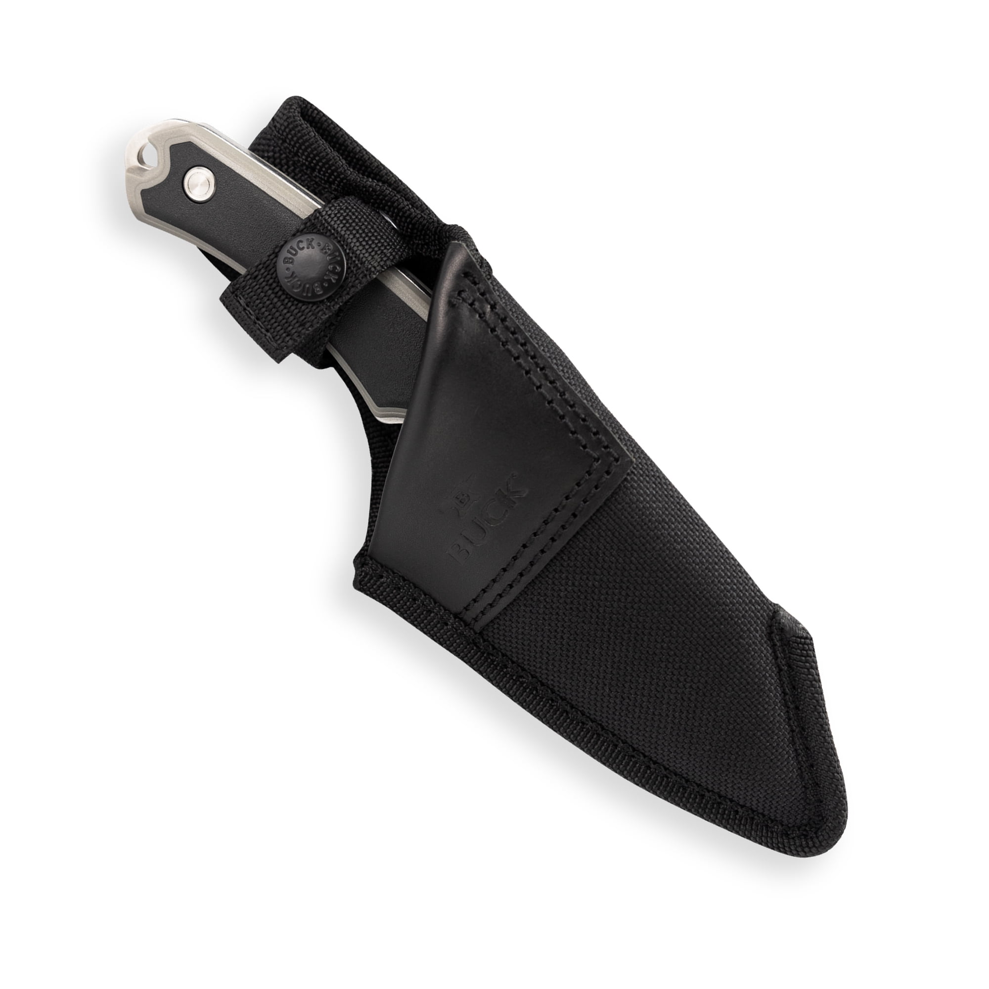 Buck Knives 664 Alpha Hunter Select Fixed Blade Hunting Knife with Guthook, Gray