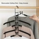 thumbnail image 4 of XHSGX Percha ahorra espacio resistente marco metal almohadilla antideslizante gran capacidad abrigos camisas, 4 of 7