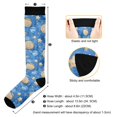 thumbnail image 3 of joogoo Cartoon Baseball Stars Socks Women Men Knee High Sock, 3 of 8